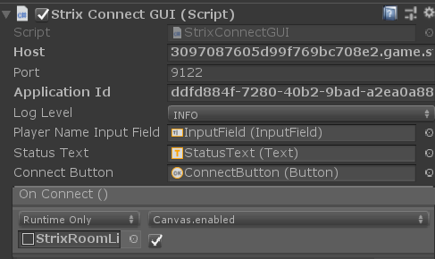 Enabling canvas on connect