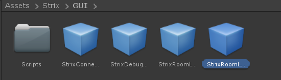 StrixRoomList in Assets folder