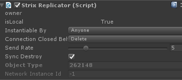 StrixReplicator on Inspector
