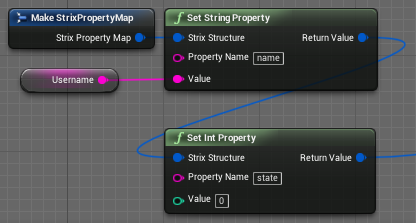 Blueprint to set member properties.