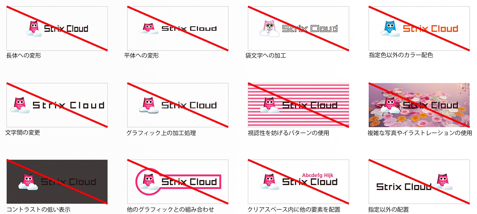 禁止事項について